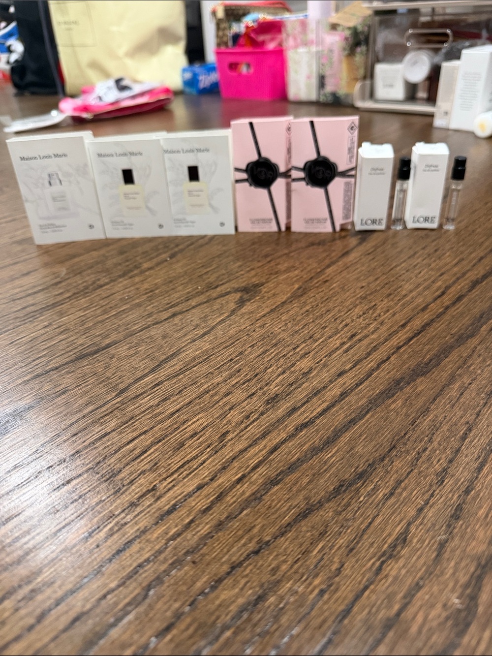 Set of 7 designer samples